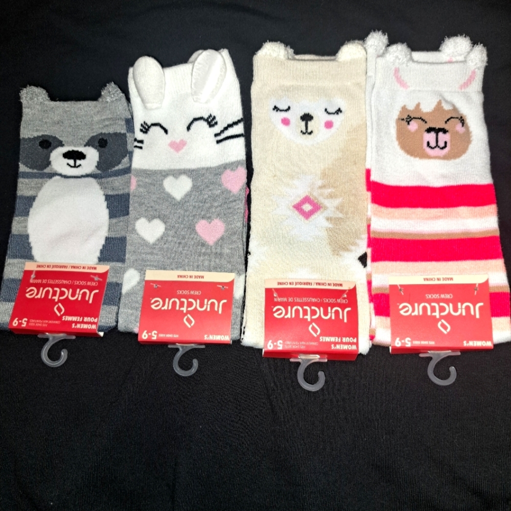 Juncture Animal Print Socks Set